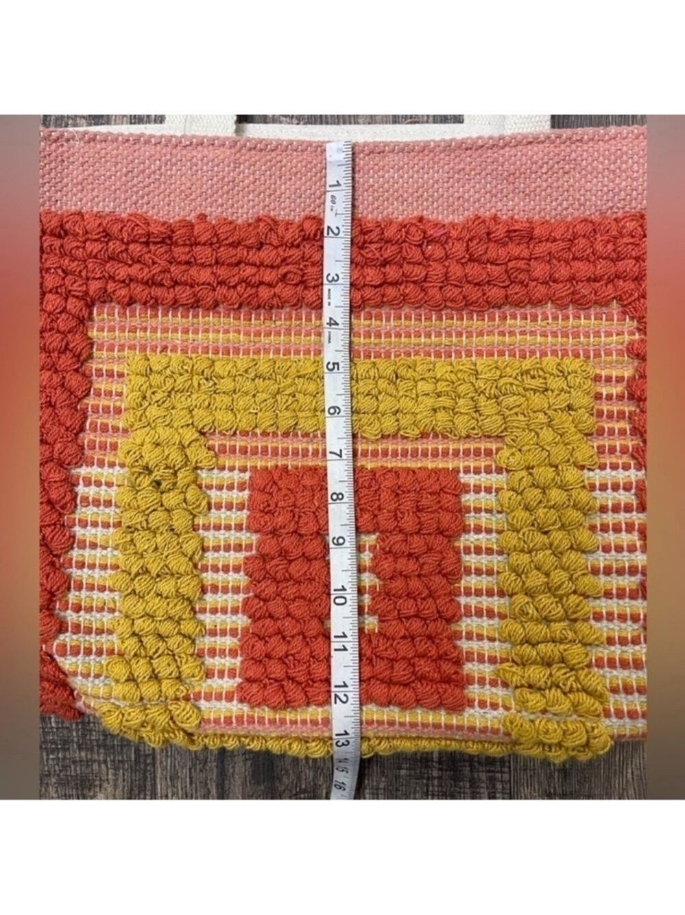 Crochet Tote Bag Colorful BIG! - Picture 11 of 12